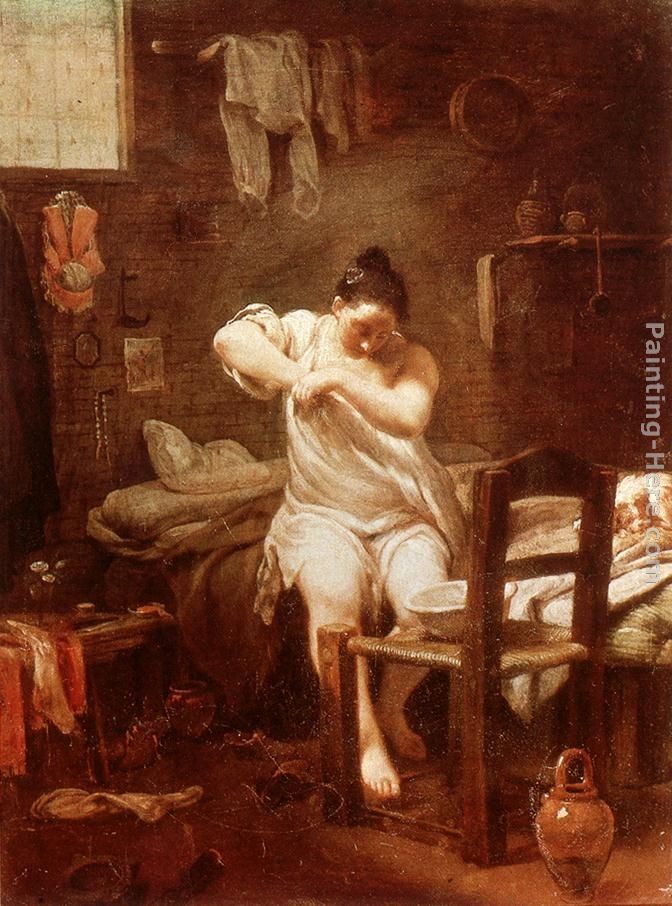 Giuseppe Maria Crespi The Flea